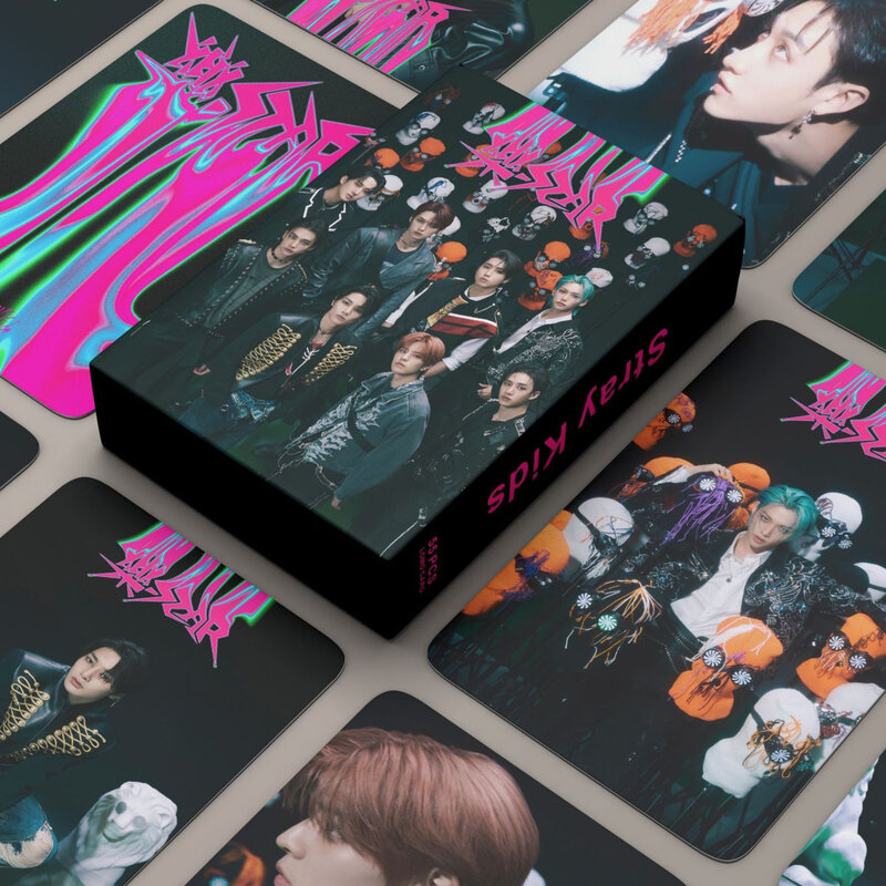 Kpop-クリエイティブな写真のカード,アルバム,写真,印刷されたカードのセット,ファンのコレクション,55枚