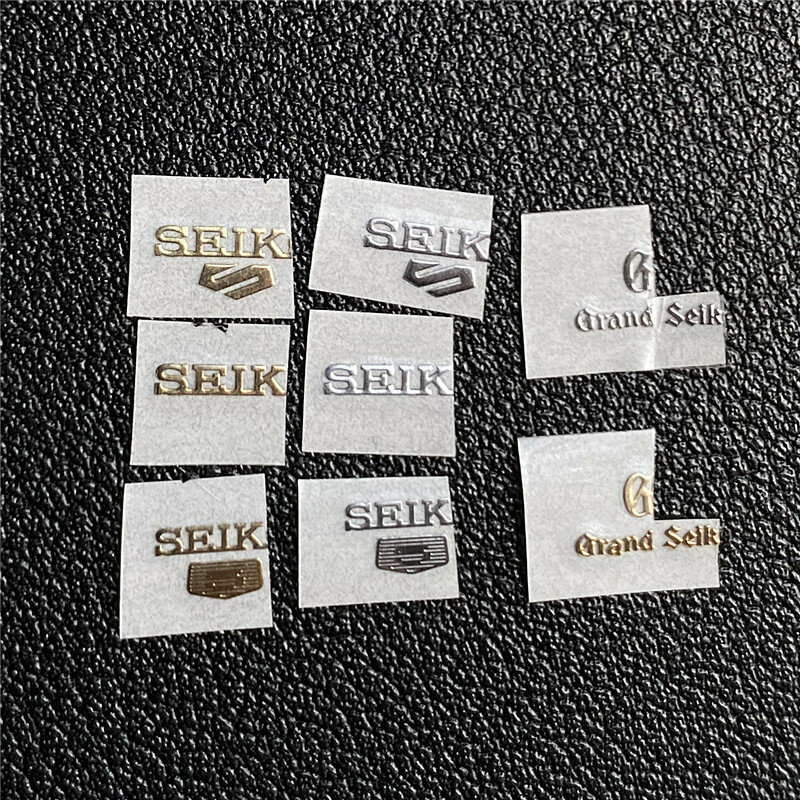 Gs Watch Dial S Logo Label Sticker Paste per Seik 5 Mod Nh35 Nh36 7 s36 4 r35 Watch Face Dial Brand Sign Plate parti del marchio