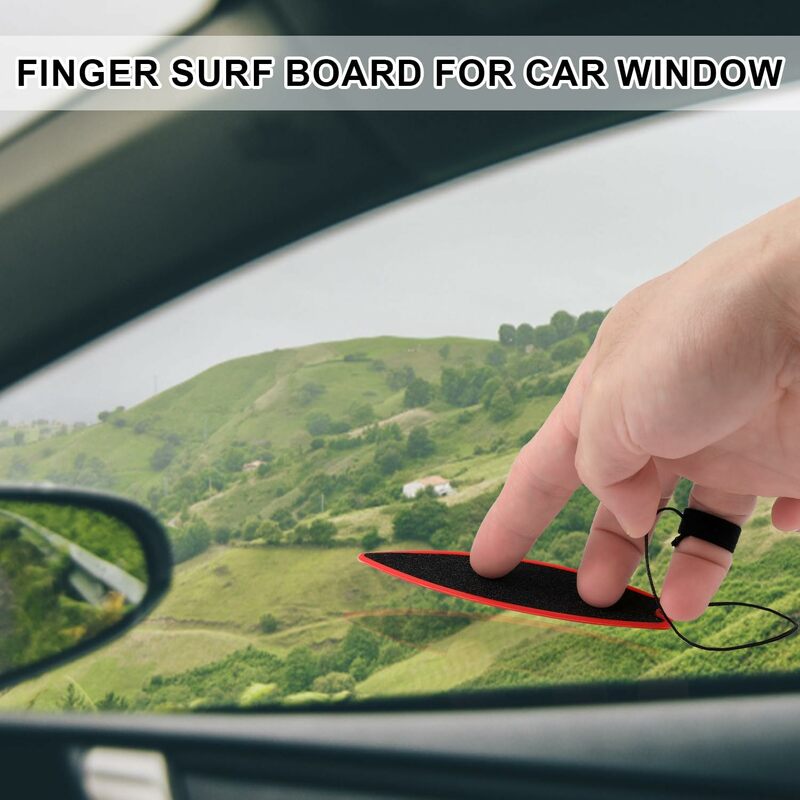 Mini Finger Surfboard para Crianças e Adolescentes, Fingerboard Toy, Aliviar o Estresse, Cool Surf Board, Adultos, 1Pc