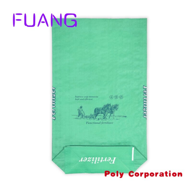 Sacchetto di fertilizzante tessuto pp personalizzato da 10kg sacchetto di fertilizzante laminato sacchetti di imballaggio sacchetto di fertilizzante chimico