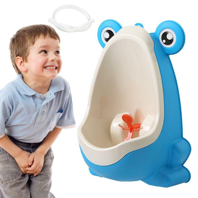 Funny Frog Urinal Cartoon Boys Urinal With Suction Cups Toilet Training Products For Picnicing Hotel Kindergarten Amusement Park
