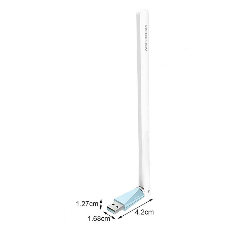 MW150UH Phát WiFi Đầu Thu Truyền Dẫn Tốc Độ Cao USB Mini 2.4GHzLaptop Card Mạng Không Dây Với Ăng-ten Bên Ngoài Cho Windo