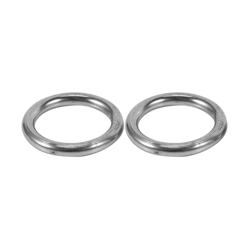 Promotion! M4 X 30Mm Stainless Steel Strapping Welded Round O Rings 30 Pcs