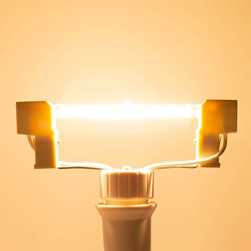 Lâmpada de halogênio R7s, lâmpada linear de dupla face, decoração doméstica, CA 230V, 118mm, 100 W, 200 W, 300W, 1Pc