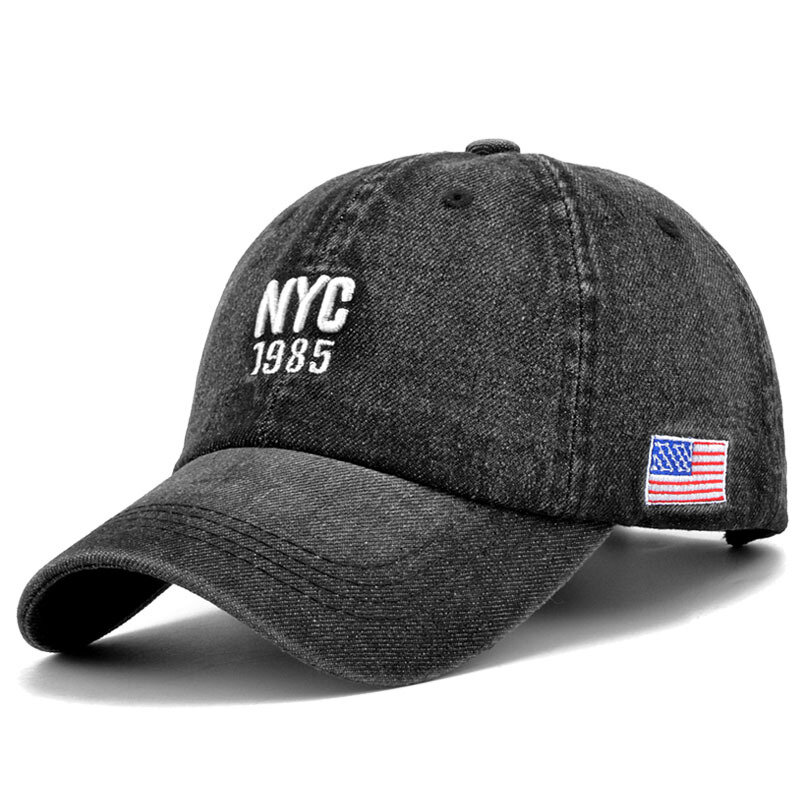 2024 dżinsowa czapka z daszkiem męska damska haftowana litera dżinsy czapka typu Snapback Casquette letnie czapka w stylu Hip-Hop sportowe Gorras kapelusze Unisex