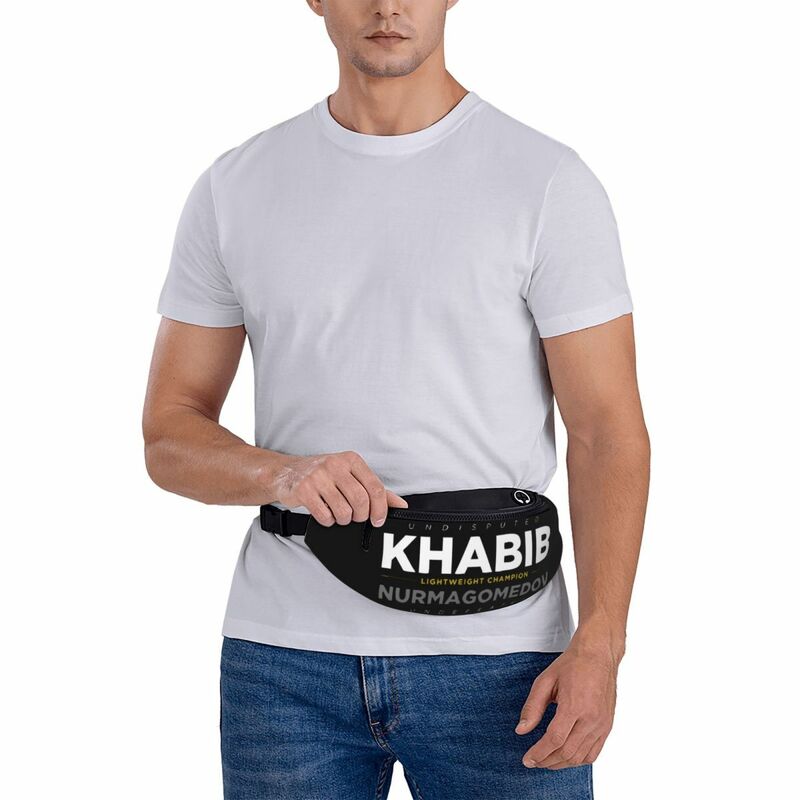 Khabib Nurmagomedov-riñonera informal para mujer, bolso cruzado de pecho de boxeo MMA invicto, mercancía para mujer