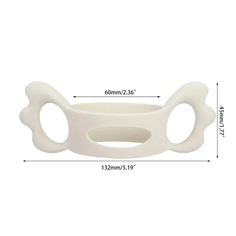 Suporte para mamadeira de mamadeira de silicone Easy Grip com pega para mamadeira 60 mm