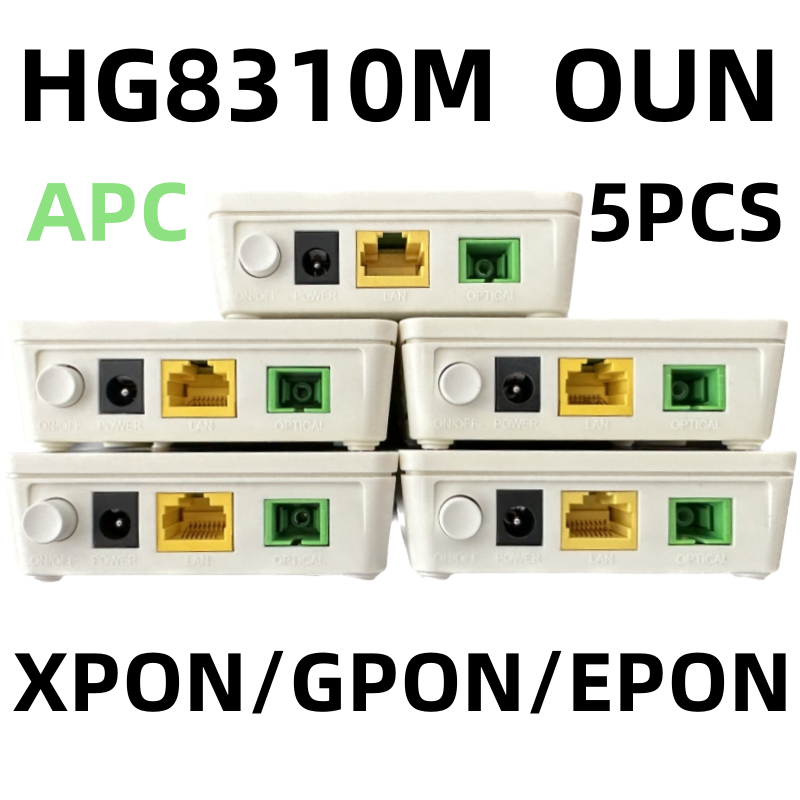 Untuk huawei Modem XPON GPON EPON GE APC ONU HG8010H 8310M Port tunggal cocok untuk Modem Terminal FTTH kelas serat