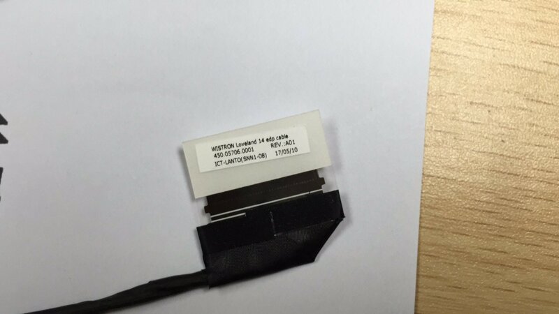 Ekran wideo elastyczny kabel do Dell szerokości geograficznej 3470 3460 E3470 E3460 14 "laptop wyświetlacz LCD LED kabel taśmowy 450.05706.0001 0 y2pp7