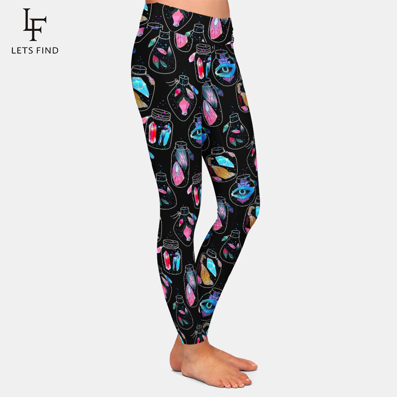 LETSFIND-Leggings sexy en polyester pour femmes, nouveau design magique, pantalon de fitness
