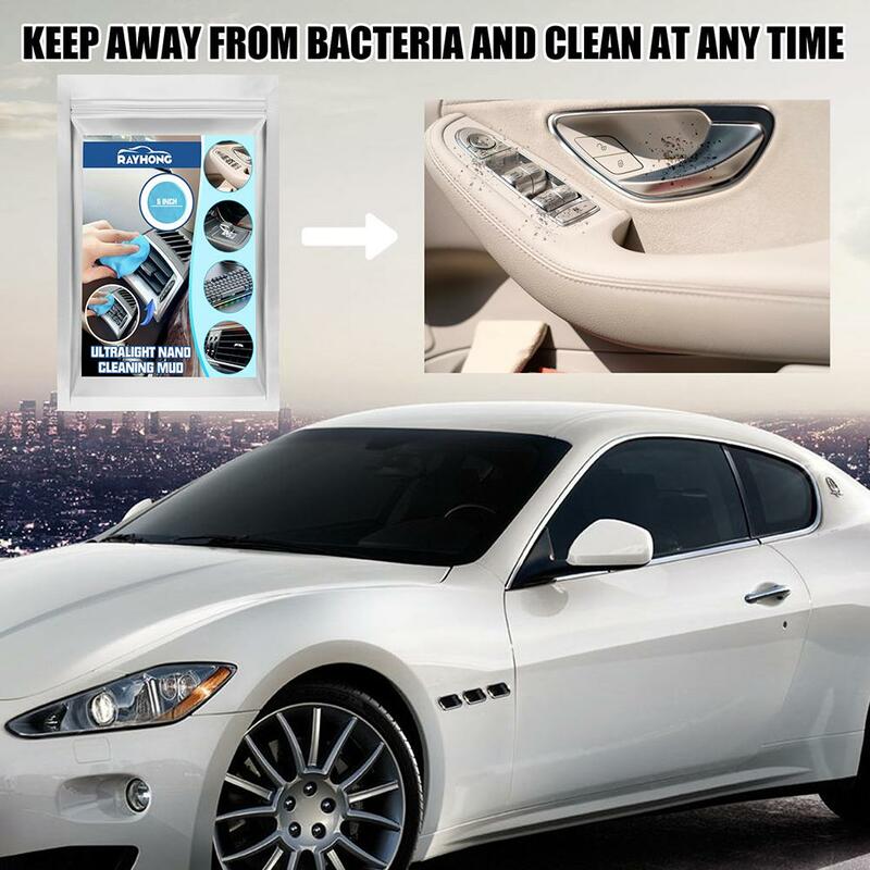 Car Cleaning Gel Putty Reusable Car Interior Detailing Auto Gel Vent Remover Dust Cleaner Keyboard Mud Cleaning Dust Comput Z8D8