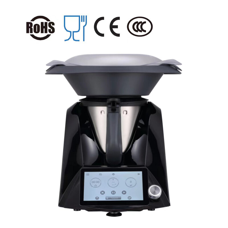 Multifunktionale Küche Roboter/Edelstahl/WLAN/12 Geschwindigkeiten/37 °C - 160 °C/Programmierbare/pre-Installiert Rezepte/Mixer