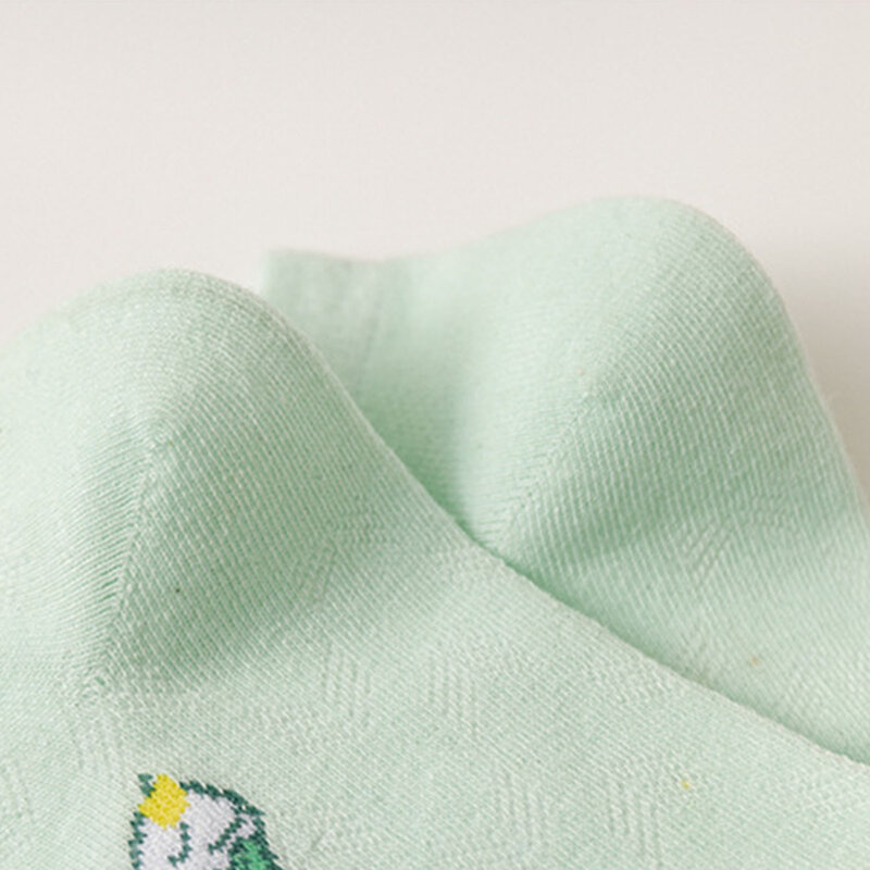 Calcetines cortos con estampados bonitos para mujer y niña, medias invisibles informales que absorben el sudor, uso diario