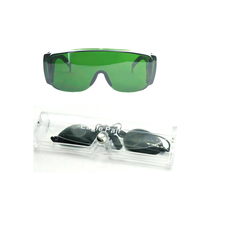 نظارات حماية ليزر YAG ، 185-450 نانومتر ، 560-760 نانومتر ، + 190nm-2000nm ، آي باتش