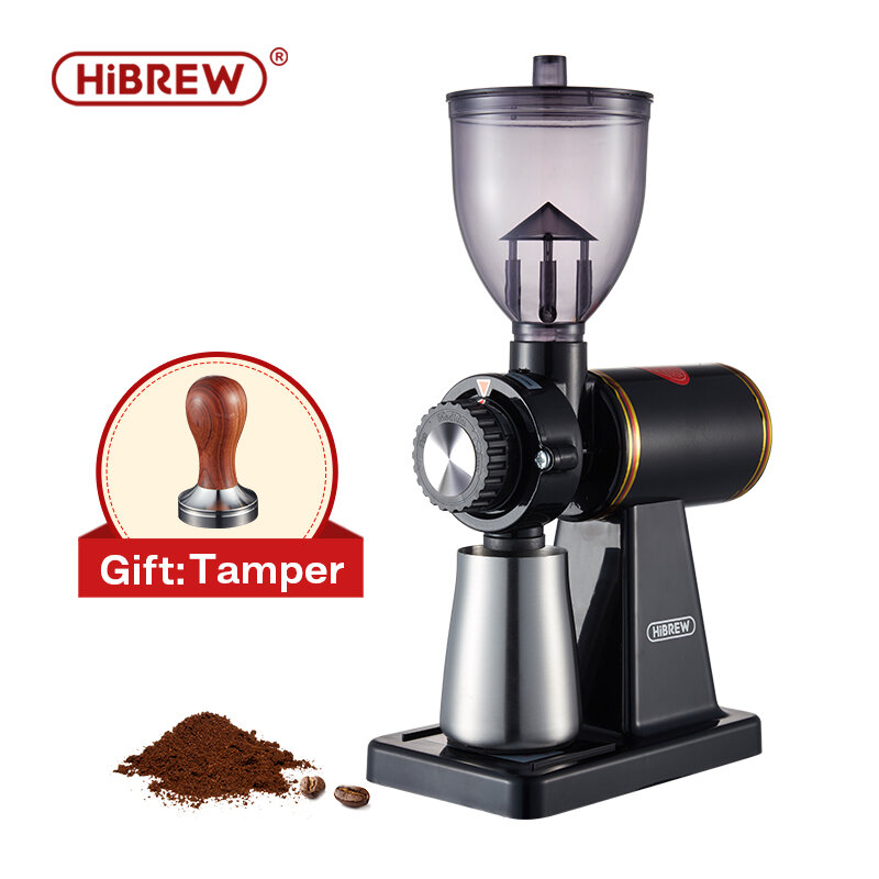 Hibrew 8 configurações moedor de feijão de café elétrico para café espresso ou americano gotejamento de café durável plana rebarbas fundição habitação g1