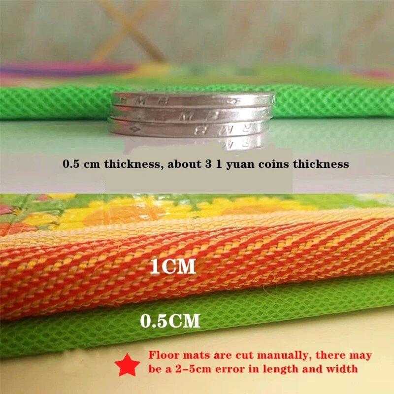 1Cm Thickness EPE Baby Play Mat for Children Rug Playmat Developing Mat Baby Room Crawling Pad Folding Mat Baby Carpet Mat Rug