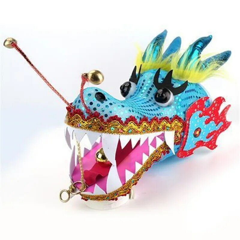 Tête de Dragon chinoise en plastique, accessoires pour danse carrée, jouets de Fitness, Performance traditionnelle