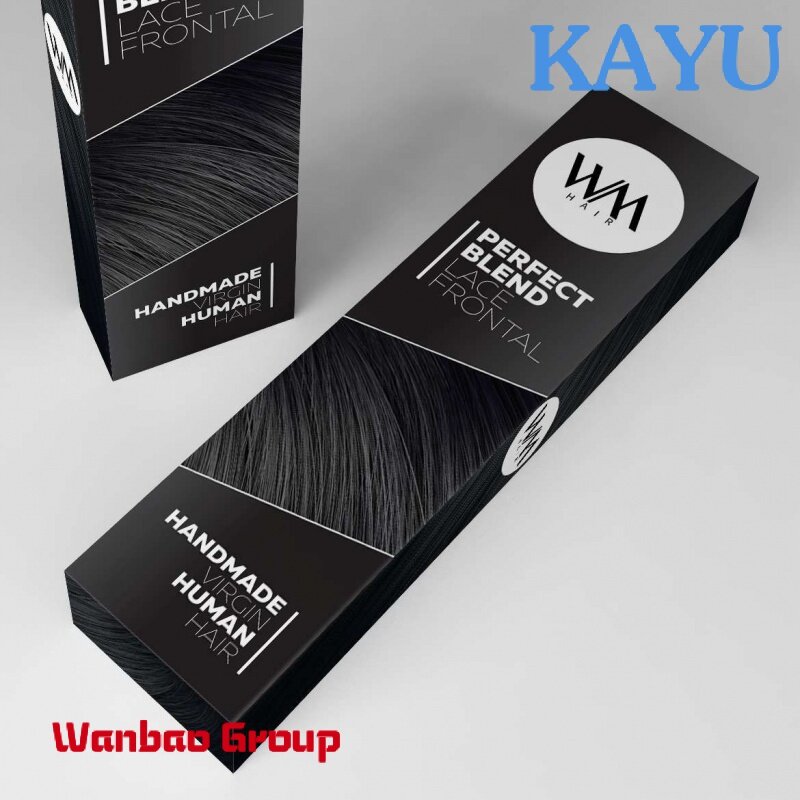 Kunden spezifische Haarbündel-Verpackungs boxen, luxuriöse Haarverlängerungs-Verpackungs box