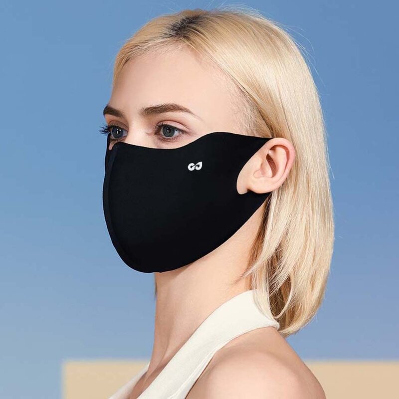 Regulowana lodowy jedwab osłona maska na twarz anty-UV osłona na twarz z filtrem przeciwsłonecznym maska na twarz chusty chroniące przed UV twarz Gini maska na zewnątrz