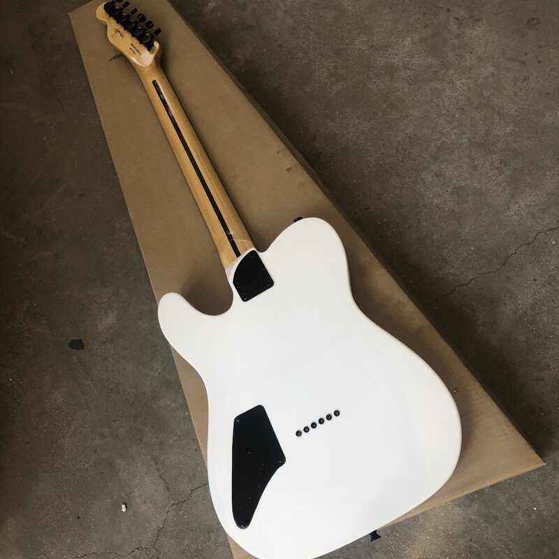 Stock 202 chitarra elettrica Flat White AS Jim Root Signature manopole di bloccaggio tastiera in palissandro fabbrica di alta qualità diretta
