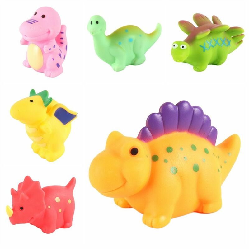 Juguetes de baño de PVC suave para bebé, figuras de baño de dibujos animados, juguetes de bañera de animales, juguetes de baño de natación