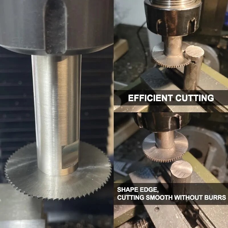 63mm Slitting & Slotting Saw Blade W6542 HSS Steel Circular Cutting Disc for CNC Slitting Machine Metal Steel PVC Cutting Tool