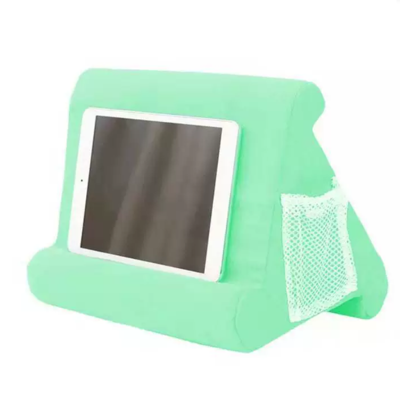 Tablet Pillow Stand e suporte para iPad para volta, mesa e cama, multi-angular e compatível com iPad Mini, Samsung Galaxy, iPhone 13 pro e 12, Fire Tablets 10, 8, 7, Kindles (Smokey)