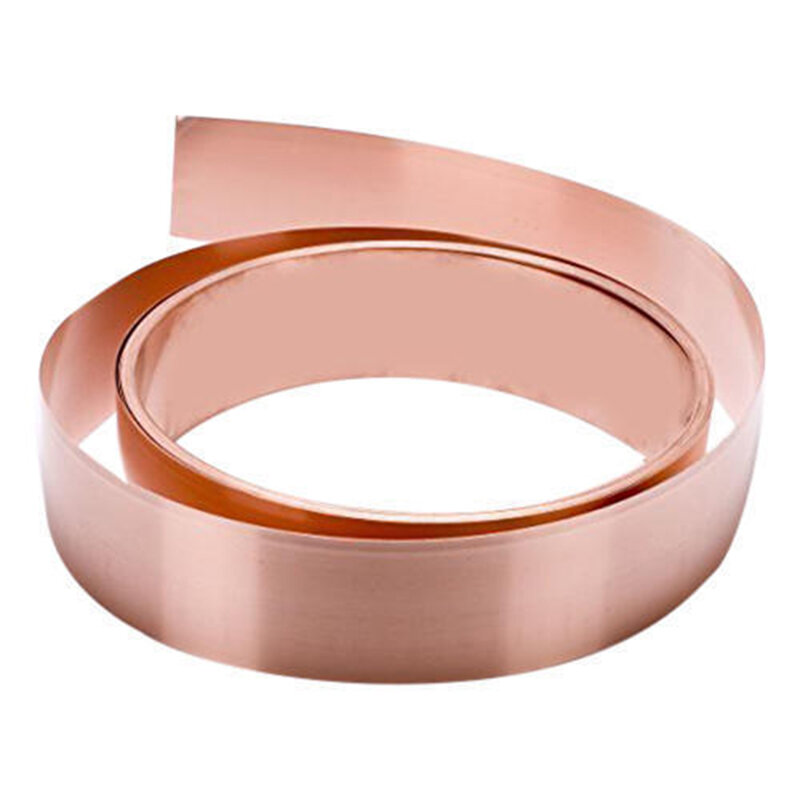 1M Length T2 Copper Strip 0.15/0.2/0.3/0.4mm Thickness for 18650/21700 Battery Welding Welder Machine Contractors & DIY Projects