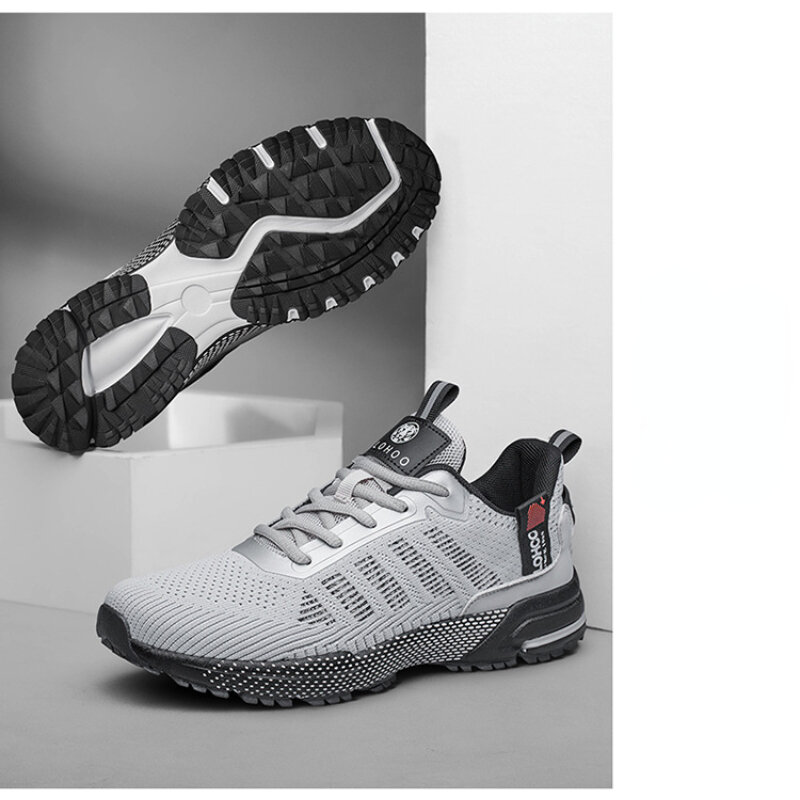 Mode Heren Sneakers Ademende Comfortabele Heren Casual Sneakers 2024 Merk Lichte On-Slip Training Outdoor Man Hardloopschoenen