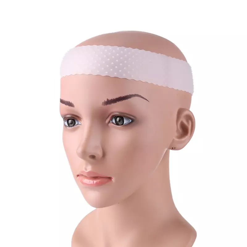 Ajustável Silicone Peruca Grip Headband, Lace Frontal Band, Alta Elasticidade Rubber Hair Band, 18 12 6 Pcs