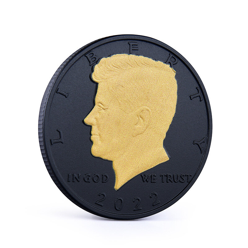 Ons 35e President Decoratief Embleem 2022 Kennedy Hoofd Herdenkingsmunt Metaal Galvaniseren Ambachtelijke Sieraden Gouden Munt