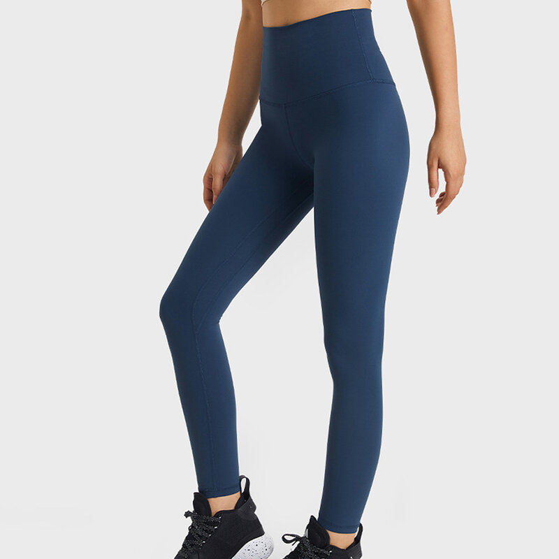 Leggings Pants Women's Slim Tight-Fitting Elastic High Waist Black Sports Fitness Leggings