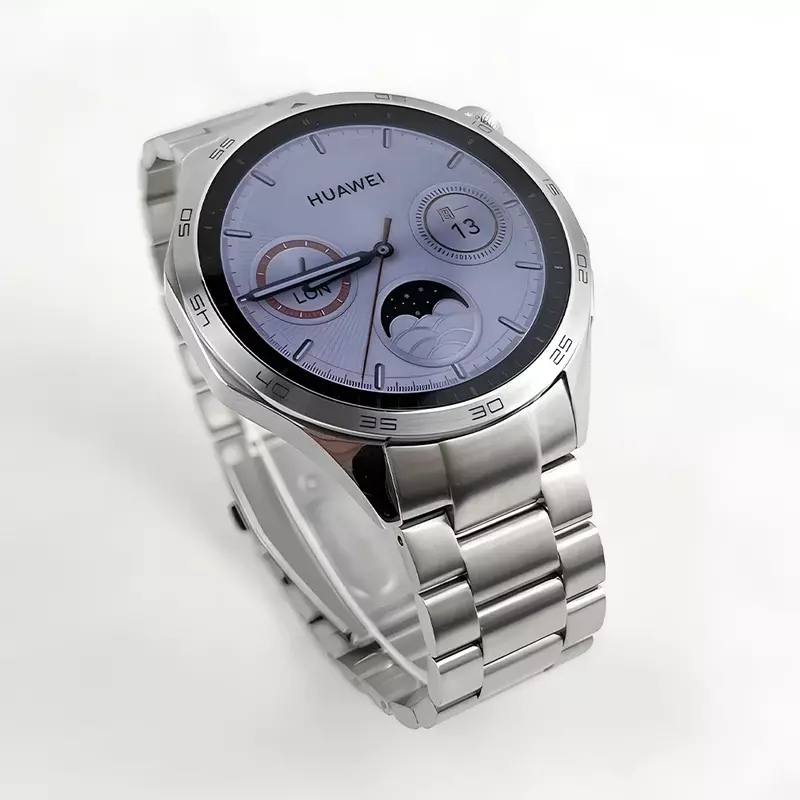 Pulseira para relógio HUAWEI, pulseira de aço inoxidável, pulseira de metal, acessórios de reposição, GT 4, 46mm, 22mm