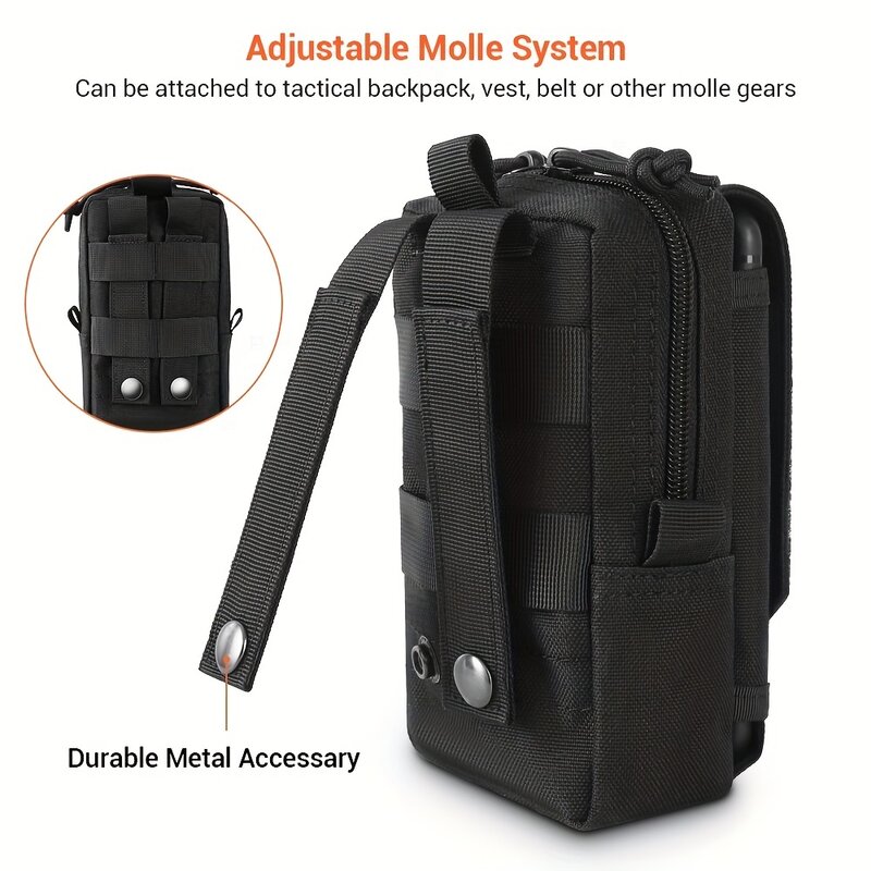 Tactical Waist Bag Outdoor Men EDC Tool Bag Vest Pack Purse Mobile Phone Bag Case