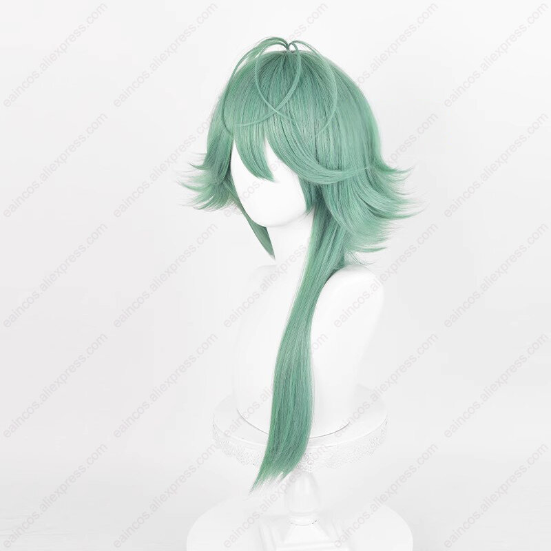 LOL Heartsteel ezeal peruka do Cosplay 60cm długie zielone peruki mieszane kolory odporne na ciepło syntetyczne włosy peruki na skórę głowy