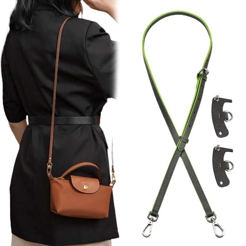 Bolsa Strap para Longchamp Mini Bag, Modificação de Perfuração Grátis, Acessórios de Transformação, Sem Perfuração