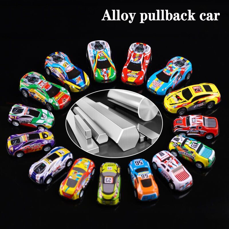 Alloy Car Pull-back Mini Simulation Drop-resistant Car Children's Toy Car-Random One Style