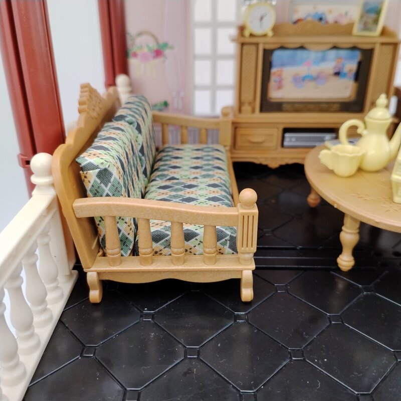 miniature items dollhouse furniture accessories living room bedroom supermarket shopping games family interaction doll kids toys
