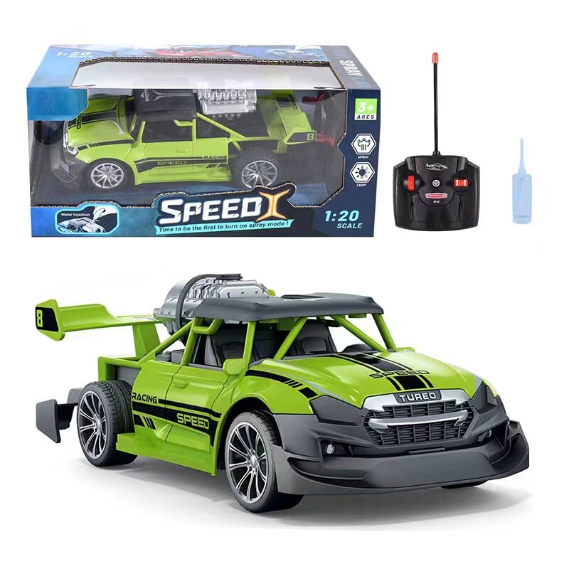 Auto elettrica RC telecomando auto Drift Stunt con luce Spray per bambini competitivo camioncino da corsa giocattolo ragazzo regalo