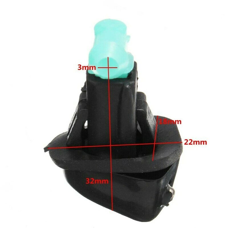 1Pair For Honda For Accord 1998 1999 2000 2001 2002 Windshield Washer Wiper Nozzle Sprayer 76810-S84-C02