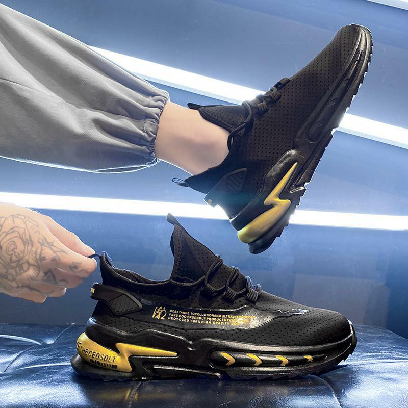 Zapatillas de baloncesto para hombre, Zapatos para Estudiantes, plantilla para aumentar la altura, para correr, de alta calidad, novedad de otoño, 2023