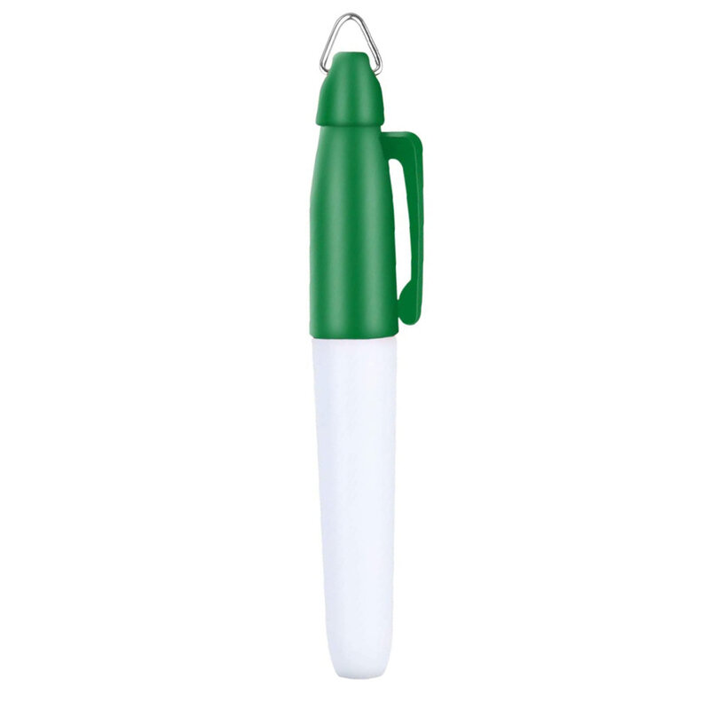 Golf Ball Liner Marker Pen Voering Markeringen Olieachtige Inkt Pen Pen Plastic Klein Formaat 11 Kleuren Golfbal Met Hang Haak