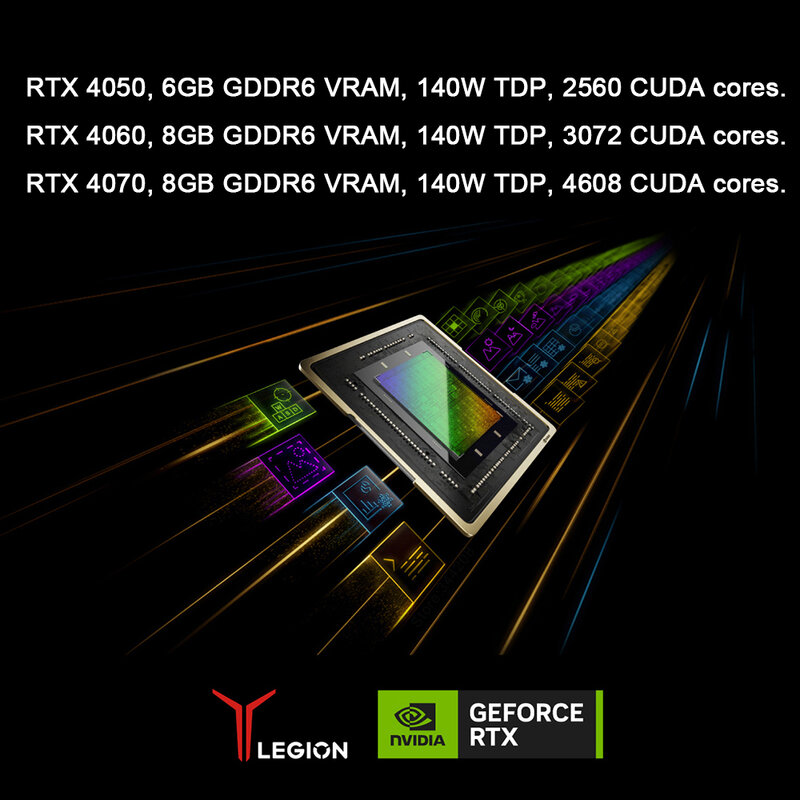 Lenovo LEGION Y9000P 2024 Gaming Laptop Intel i9-14900HX NVIDIA RTX 4060 4070 8GB 16"Inch 2.5K 240Hz Notebook Ultrabook Gamer PC