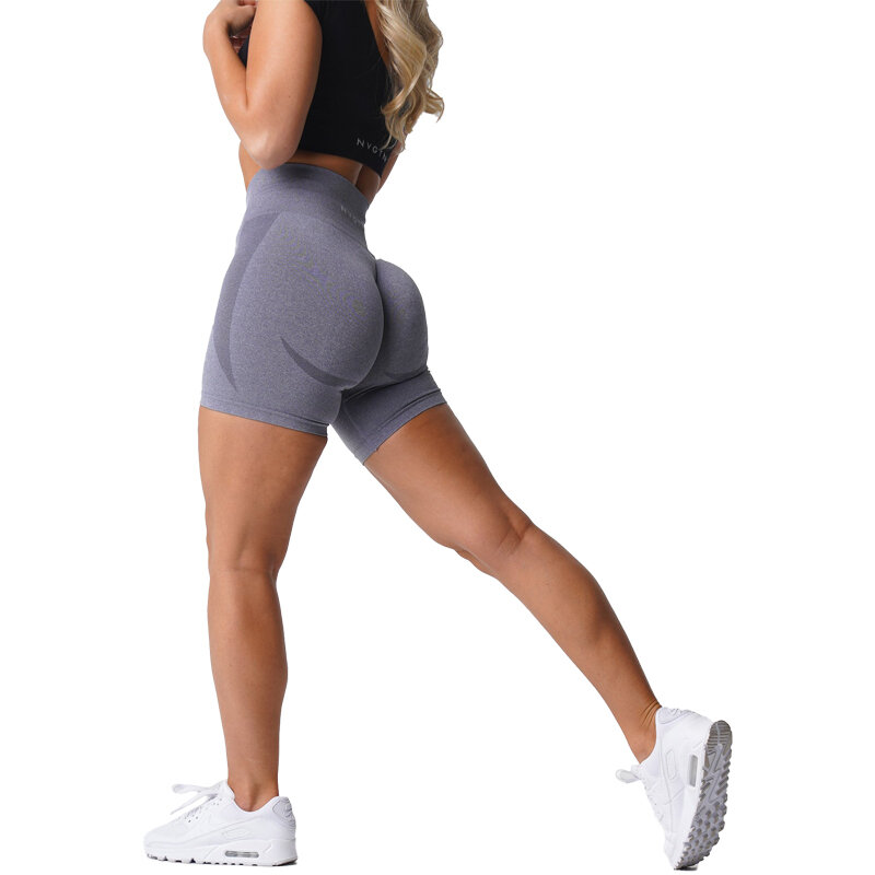 NVGTN-pantalones cortos sin costuras para mujer, Shorts de entrenamiento con realce, ropa deportiva para gimnasio, Yoga