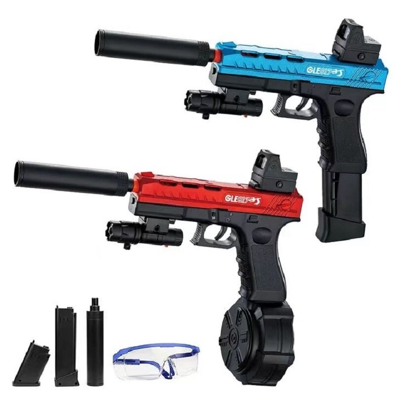 Otomatis menembak bola cipratan Airsoft elektrik Gel bola Blaster mainan senapan bola air senjata Pistol olahraga luar ruangan anak-anak dewasa
