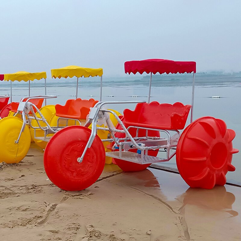 Waterpark Accessoires Drijvende Driewieler Plastic Voetpedaalboot Vrijetijdswater Tribike