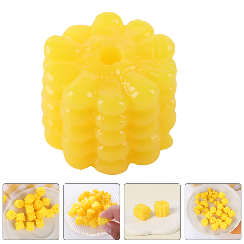 Simulazione mais Mini Squeeze Toys bomboniere per feste di compleanno compatto elastico vegetale adorabile a forma di Stress piccolo