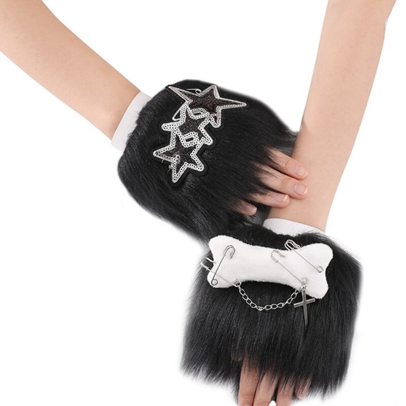 Stern-Manschetten-Ärmel, warme Arm-Manschette, Handgelenk-Abdeckung, elastisches Armband, Arm-Dekorationen