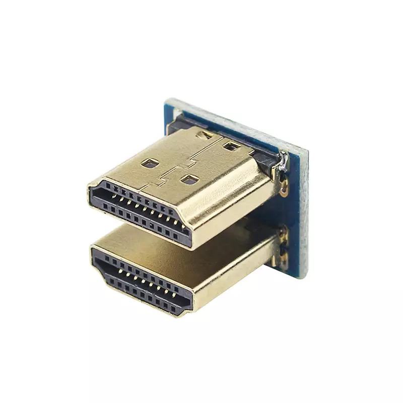 Raspberry Pi 1080 3/4, convertidor compatible con HDMI, adaptador macho a macho, pantalla táctil LCD de 3,5 pulgadas