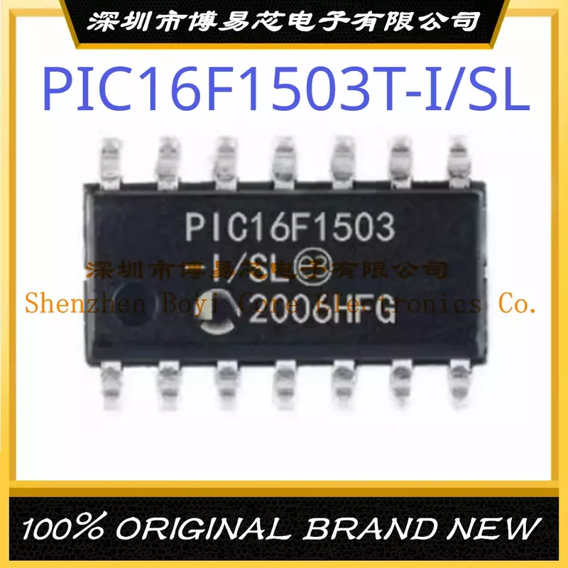Microcontrolador original IC Chip, Pacote PIC16F1503T-I SL SOIC-14, novo, genuíno